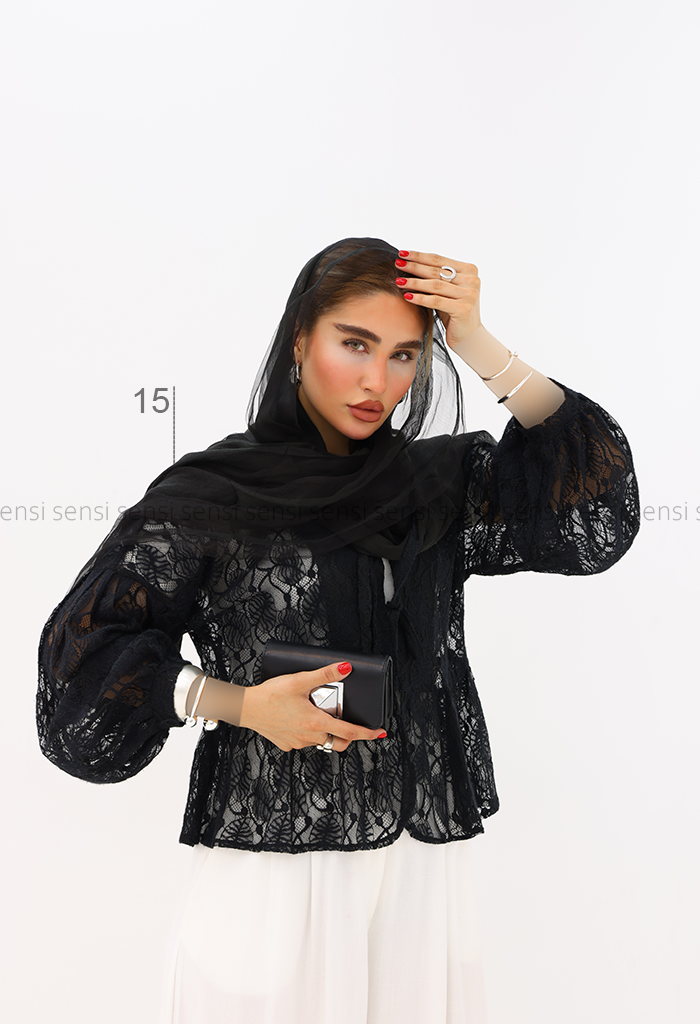 مانتو عروسکی گیپور کد1006095